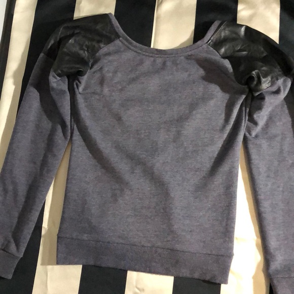 SUPER Brand Leather embellished sweater - Picture 3 of 7